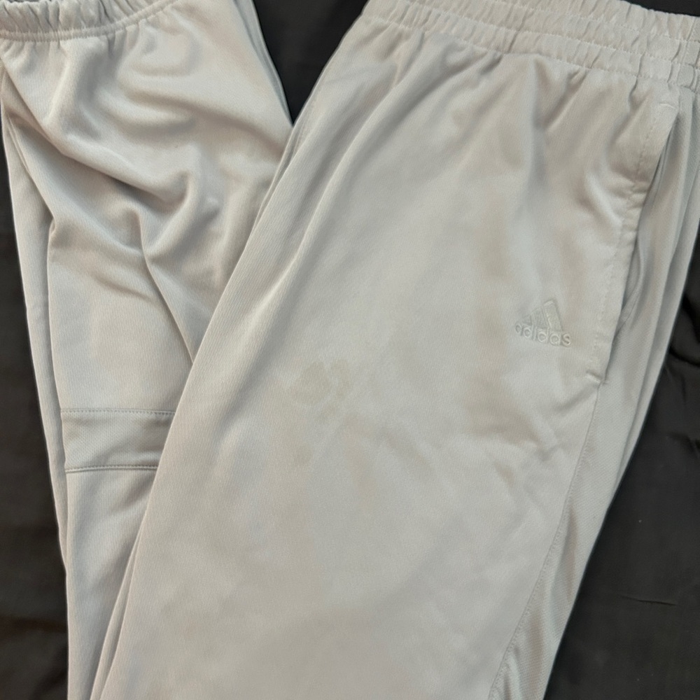 Adidas Light Gray Track Pants